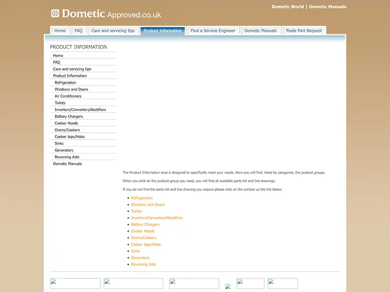 Dometic Approved (Multinational Corporate) website project