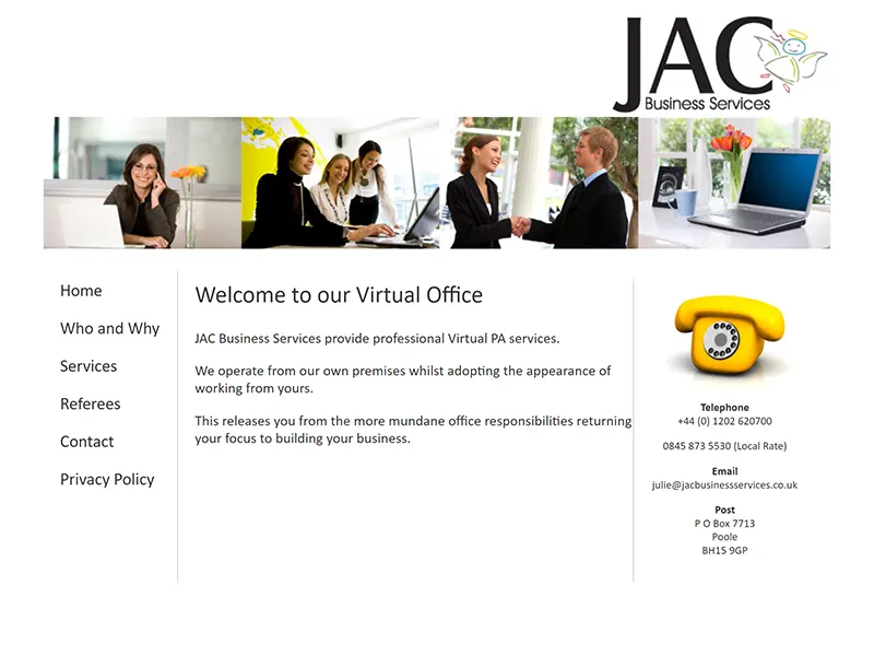 JAC Business Services Business Website Project