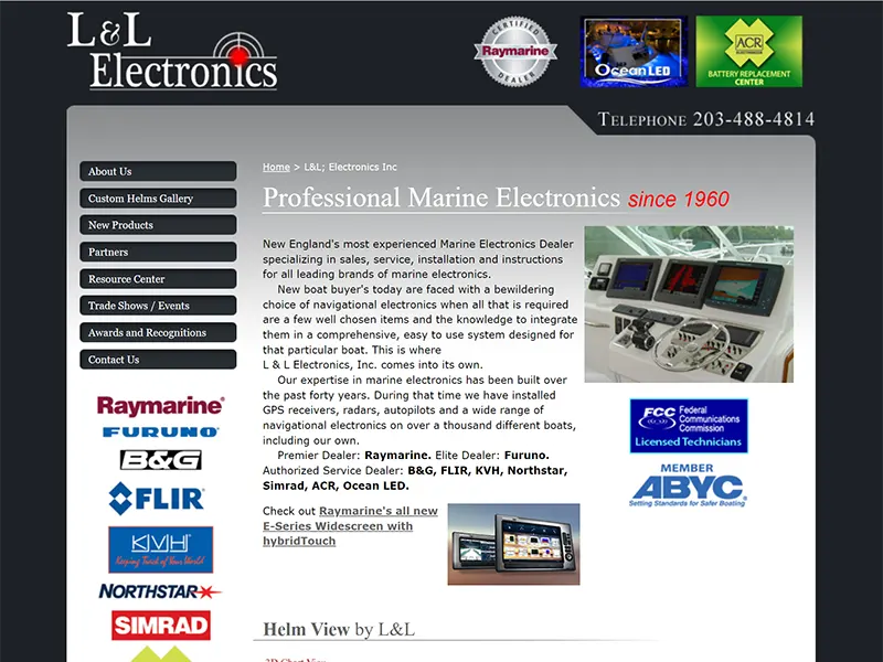 L&L Electronics Business Website Project