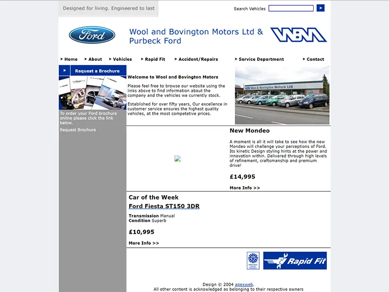WBM Cars Business Website Project